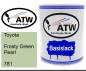 Preview: Toyota, Frosty Green Pearl, 781: 1L Lackdose, von ATW Autoteile West.
